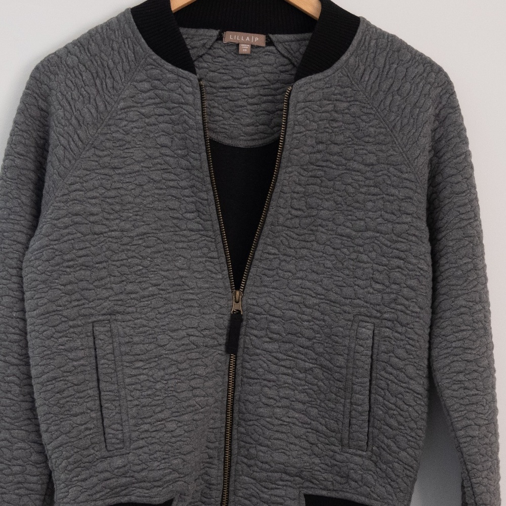 Lilla P Women's XS Jacket Gray/Black